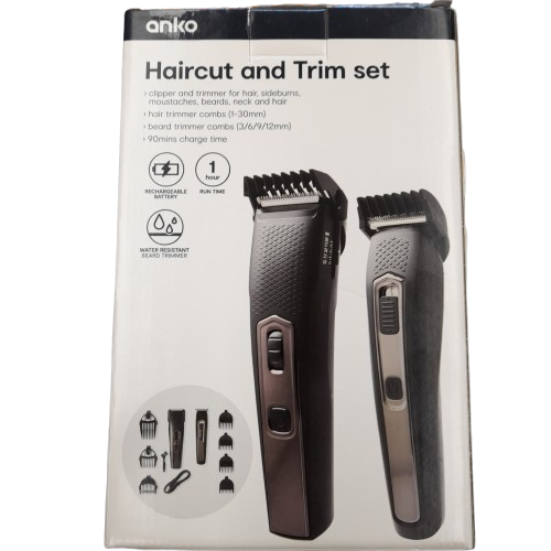 Anko Haircut And Trim Set Black  (LN)