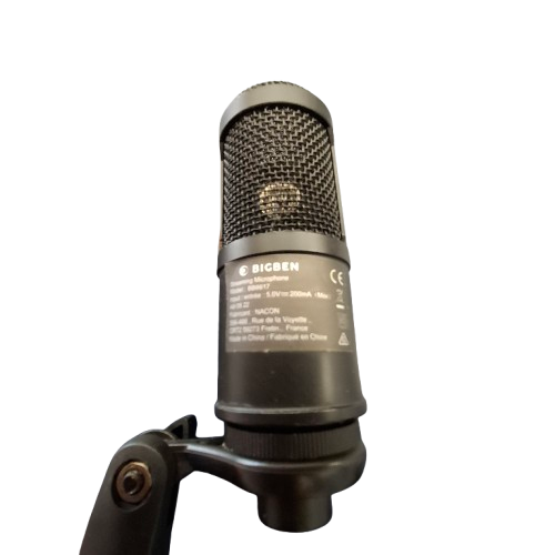 Big Ben BB8617 Black Streaming Microphone with Stand (1426145) (JN)