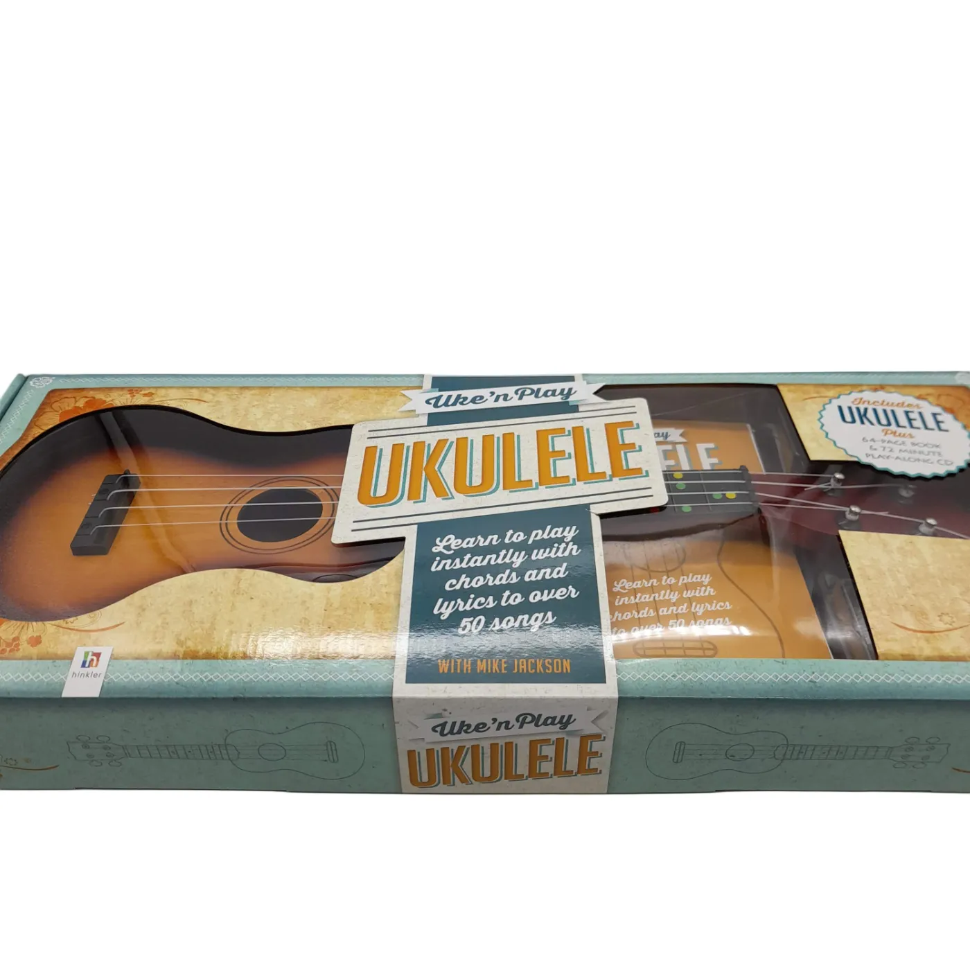Uke N Play Ukulele Brown With Mike Jackson Sealed In Box (WL1422390)