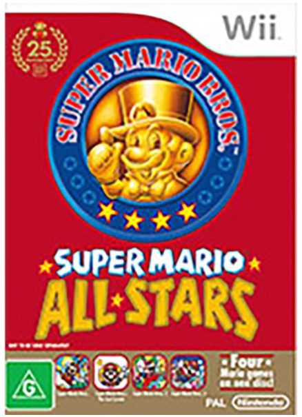 Super Mario All Stars 25th Anniversary Game Good Condition With Manual (CP)
