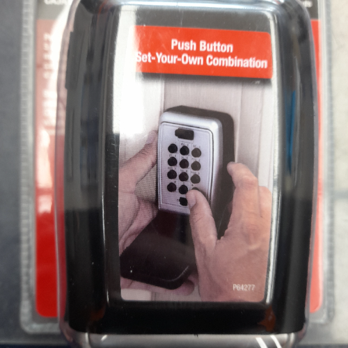 Master Lock 5423D Push Button Wall Mount Lock Box Black (LN)