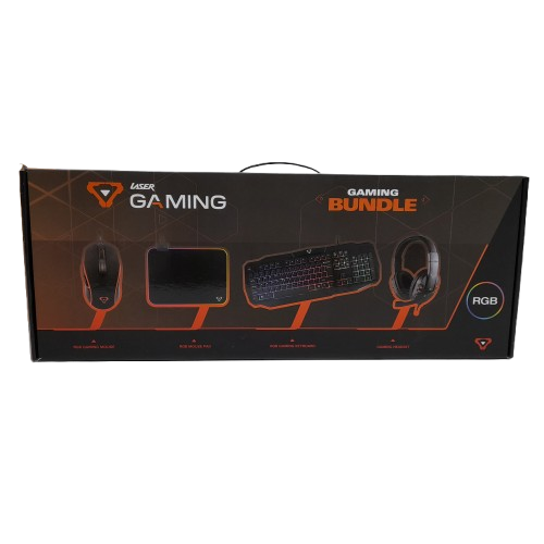 Laser KBX-PCGACOM-L RGB Gaming PC Gaming Bundle in Box Like New (MR)