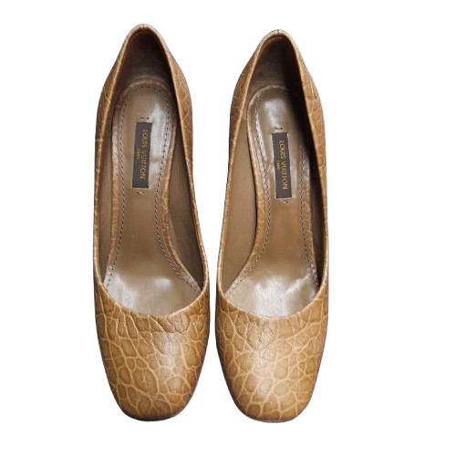 Louis Vuitton BL0151 Leather Heels Size 36 (LN)