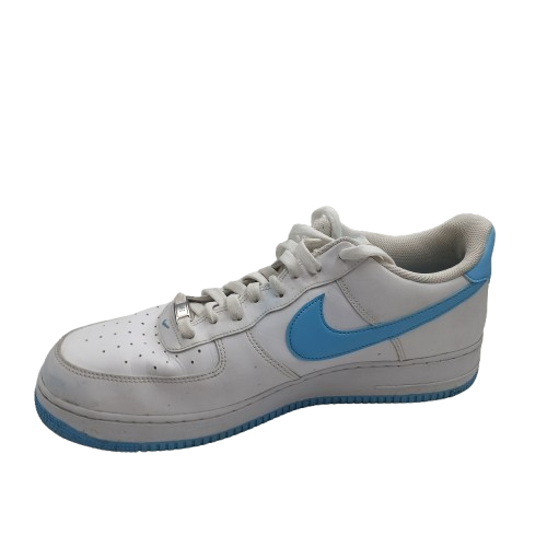 Nike Air Force 1 White Aquarius Blue White Size 13 (NA 1433682)