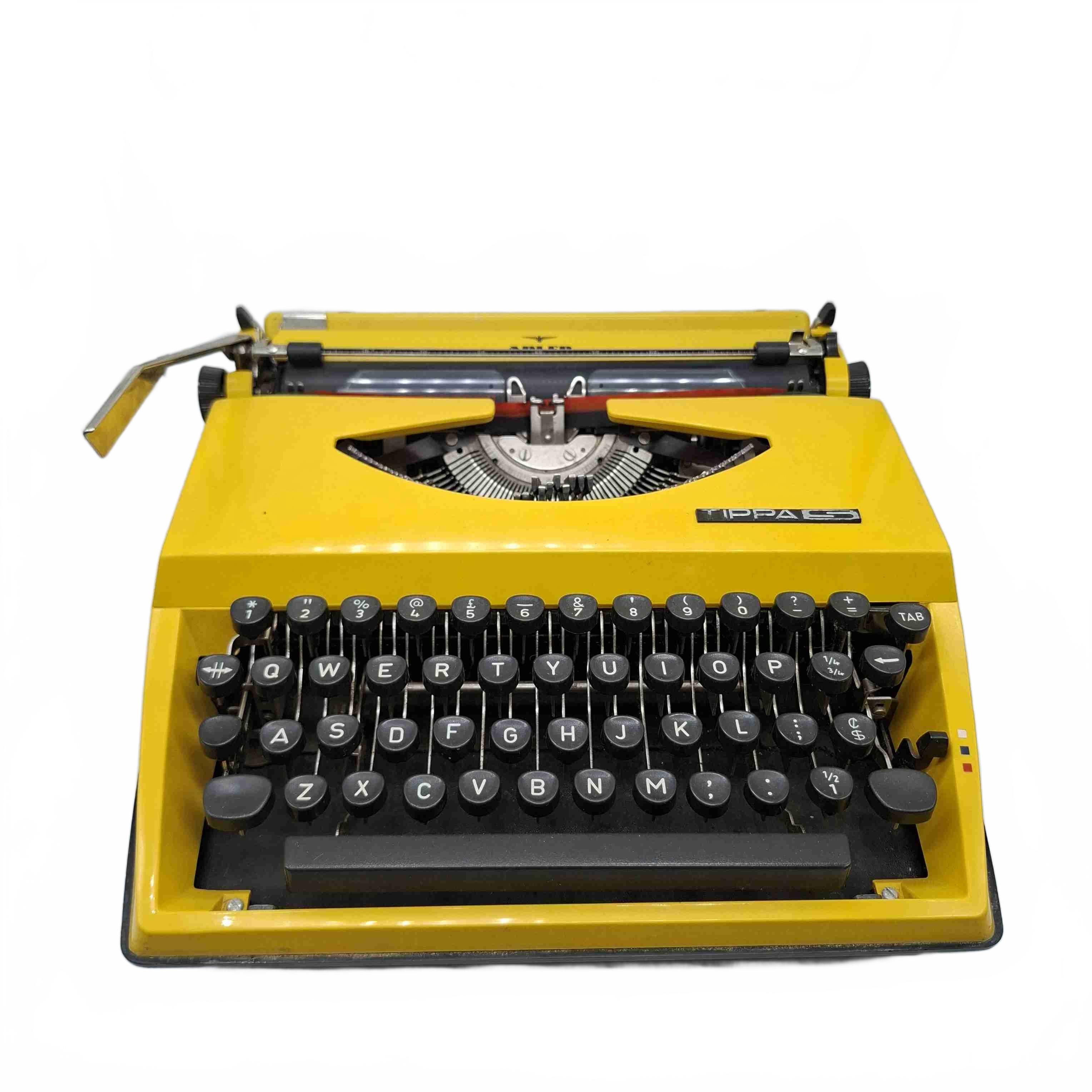 Adler Tippa S Typewriter Yellow + Case (WR 1423217)