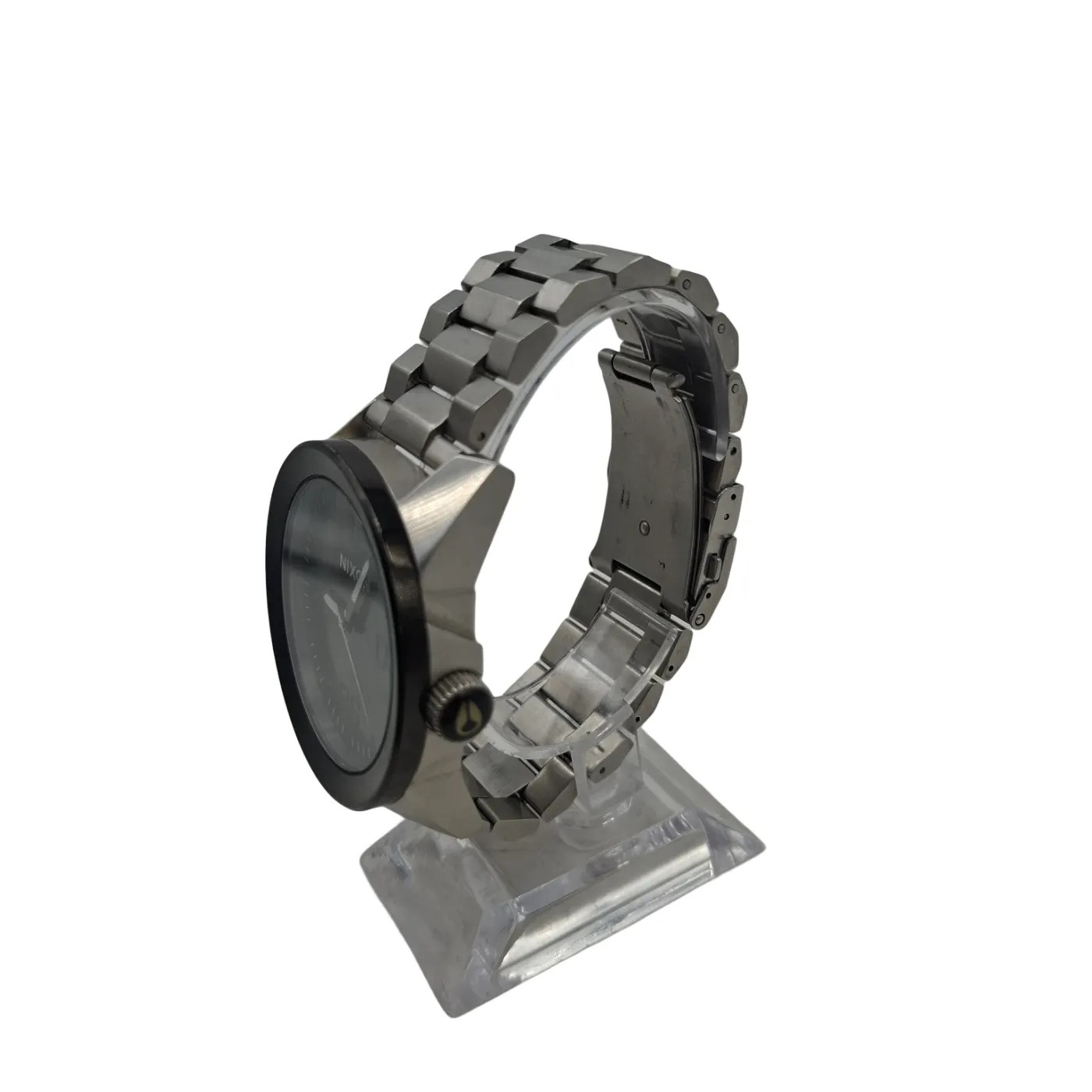 NXON Take Charge The Corp Men’s Silver Stainless Steel Analog Watch (WR 1416104)