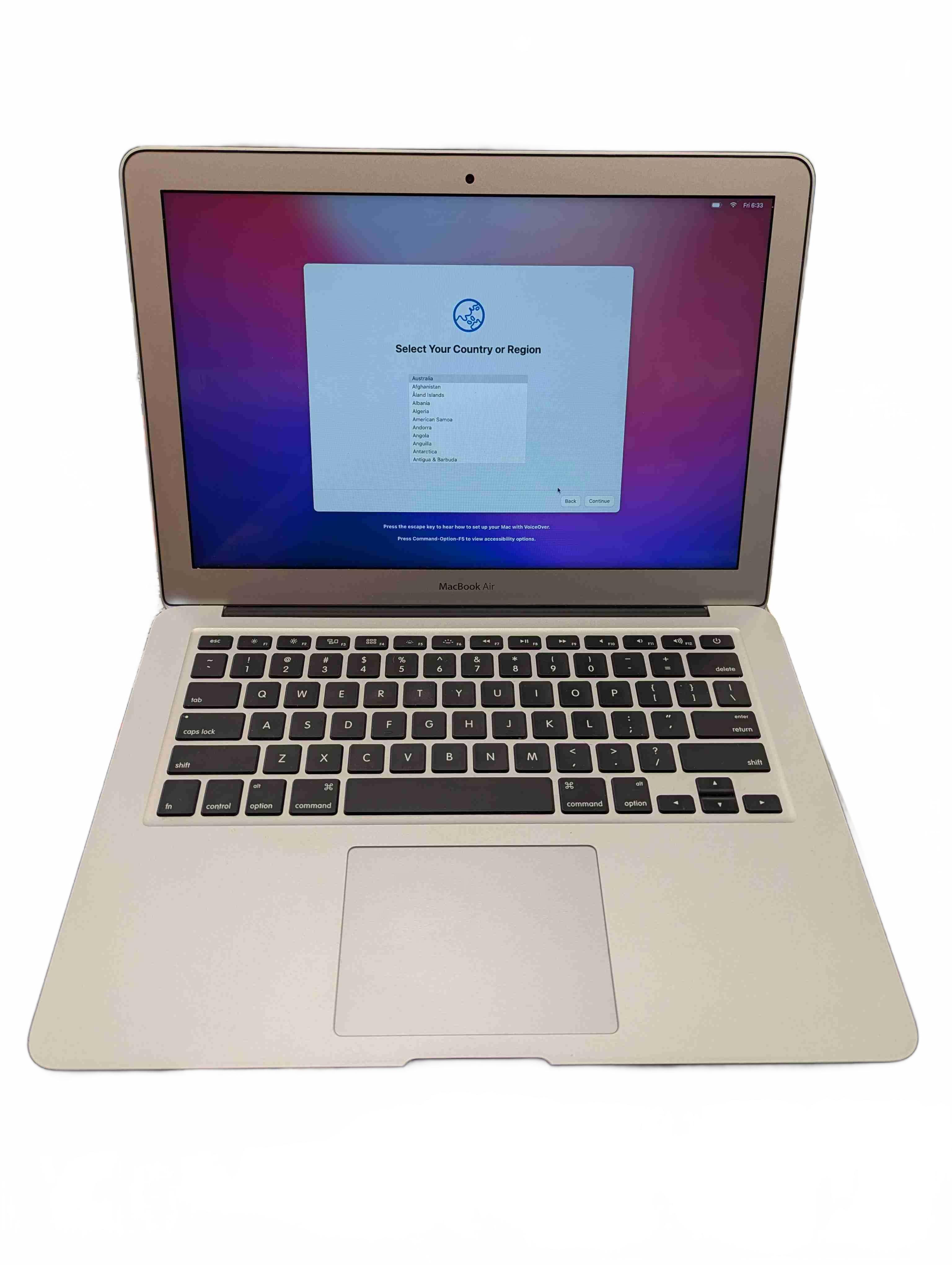 Apple MacBook Air 7,2 (A1466) 13-inch i5-5350U 128GB SSD 8GB RAM, MacOS Monterey 12.7.6, Very Good USED Condition, With Charger  (GE 1435359)