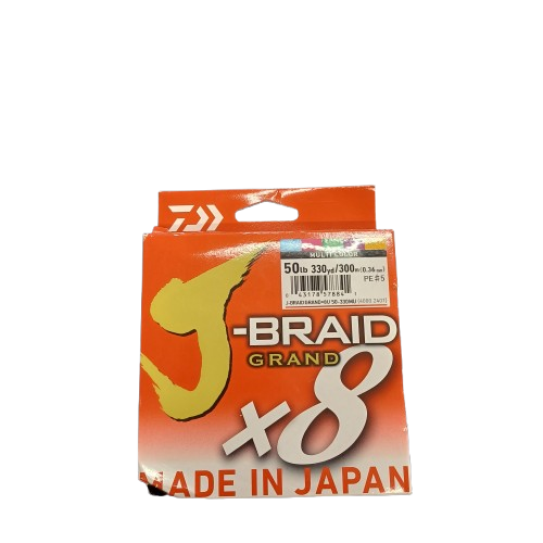 Diawa J Braid Grand x 8 Braid Line 300m Multicoloured (LIKE NEW ) ( LE )