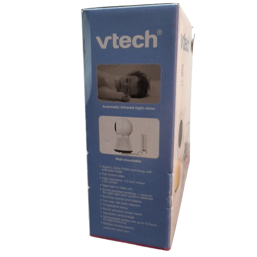 VTech BM4200N-2 Twin Camera Full Colour Video And Audio Baby Monitor White (LN)
