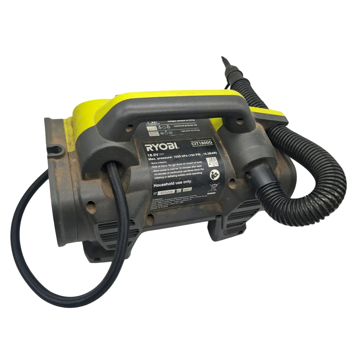 Ryobi Inflator CIT1800G (WR 1382807)