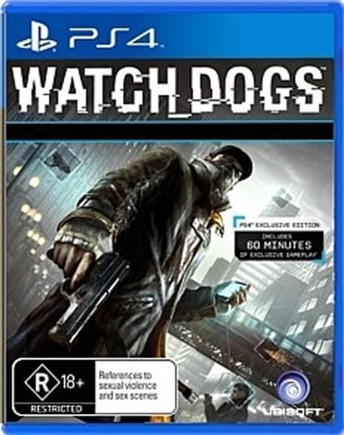 Watchdogs Playstation 4 Game, Good Condition No Manual (CP 1229126)