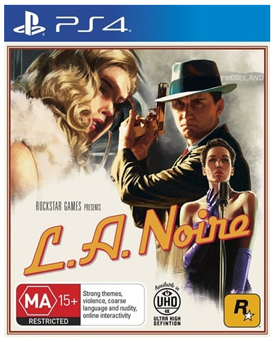 L.A Noire Playstation 4 Game Good Condityion No Manual (CP)