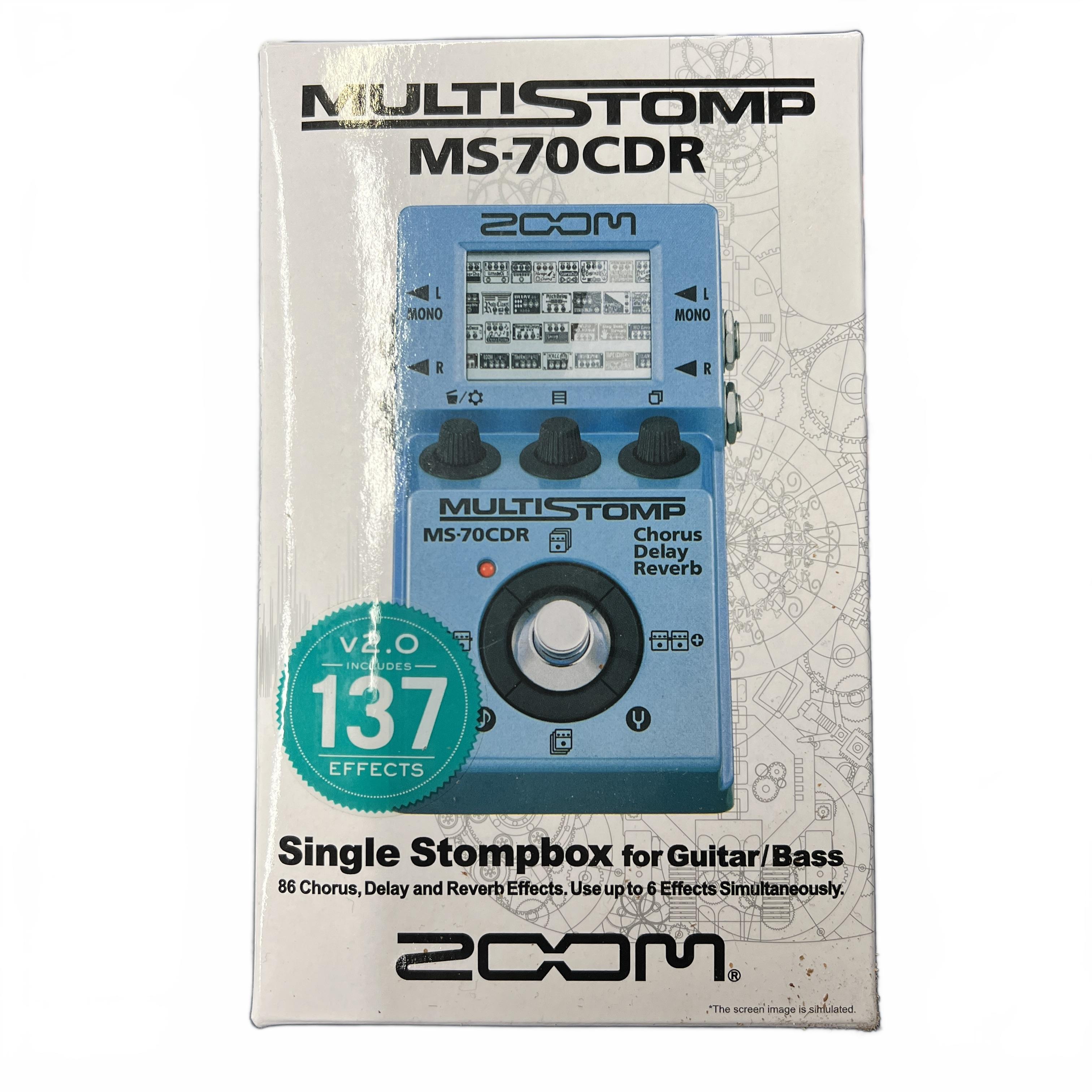Zoom Pedal MS70CDR MultiStomp (MK)