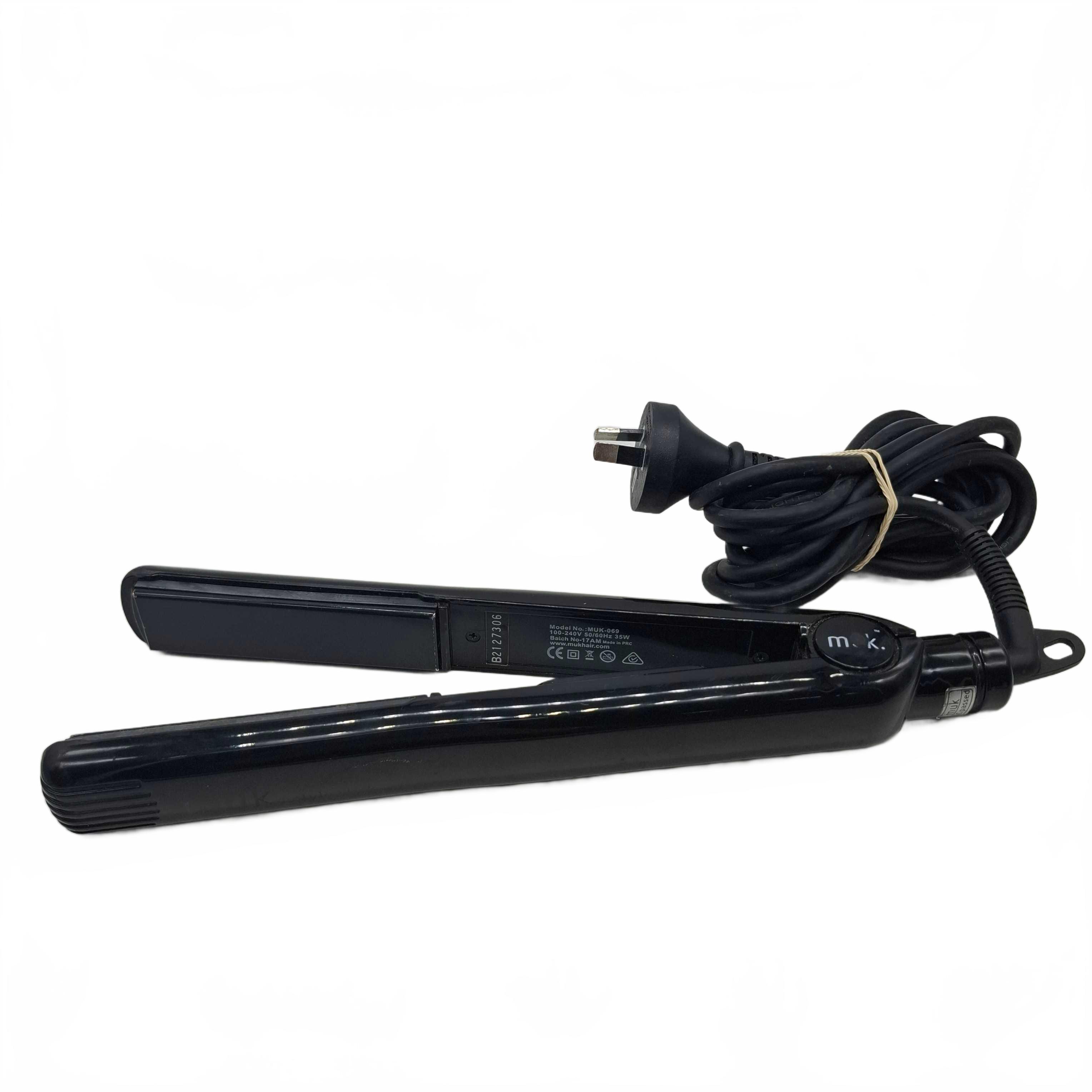 Muk Hair Straightener MUK-069 Black (WR 1424910)