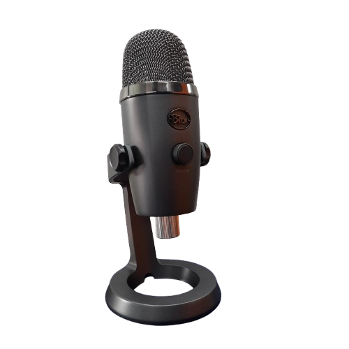 Blue Yeti Microphone A00136 Grey With Charging Cable (LN)