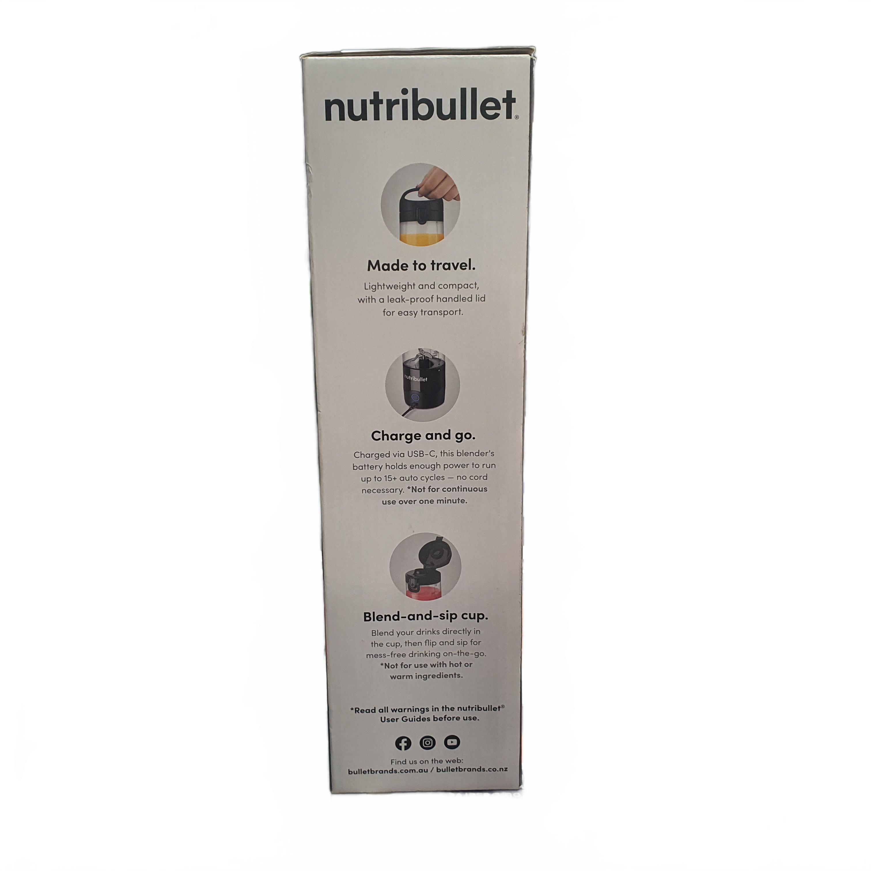 Nutri Bullet Portable Blender Black (1434433) (MR)