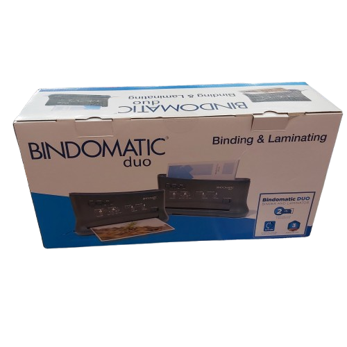 Binomatic Duo binder And Laminator Machine Like New In Box
