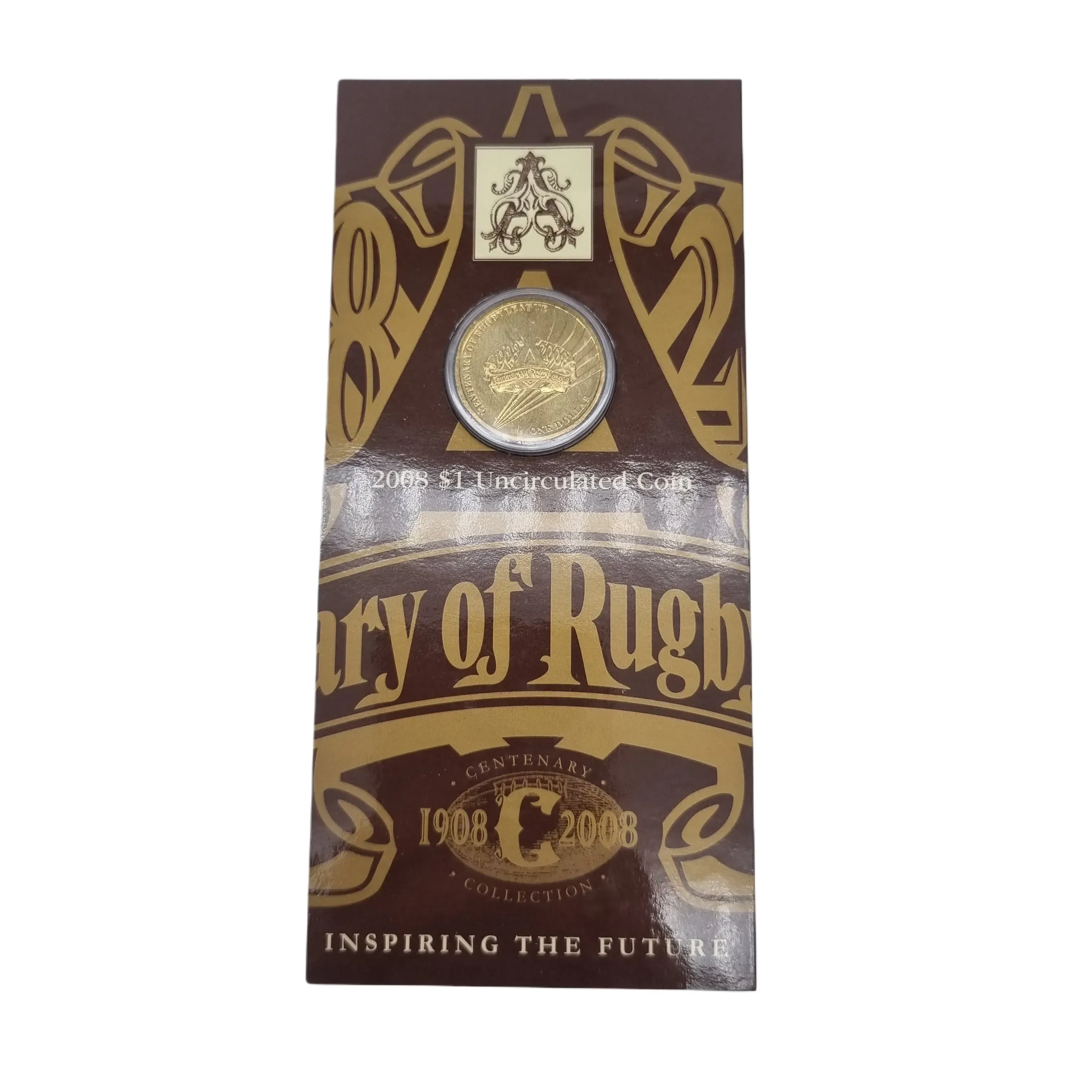 Royal Australian Mint – 2008 Centenary of Rugby League $1 Uncirculated Coin