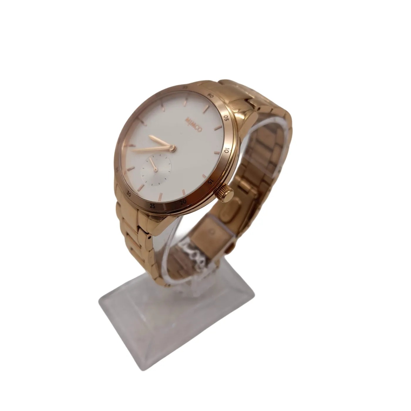 Mimco Timepeace Gold Stainless Steel Band Analogue Watch With Box (WL1417374)