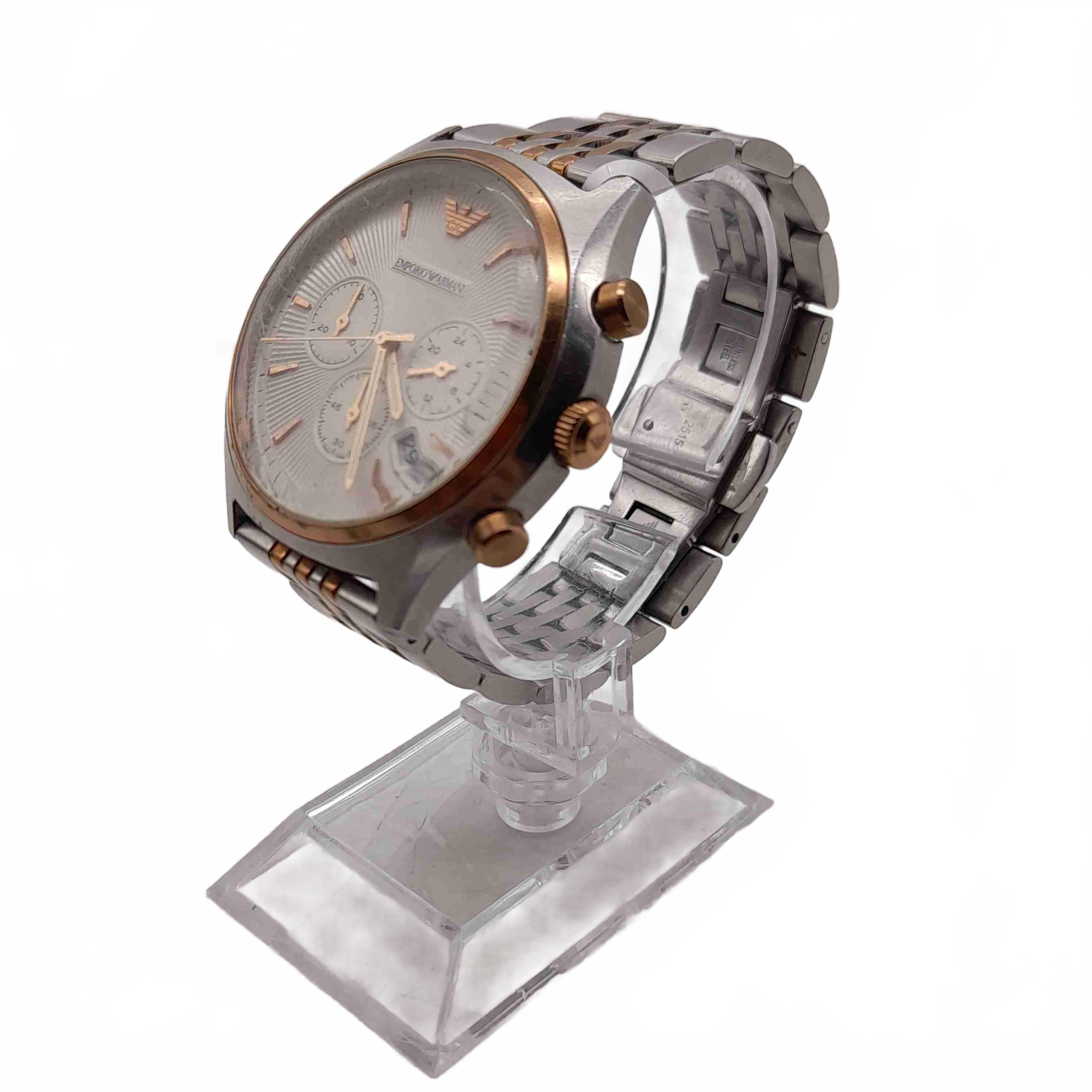 Emporio Armani AR-1998 Silver/Gold Watch (WL 1430250)