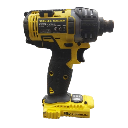 Stanley FatMax FMC645-XE 18v Impact Driver, Yellow, Good Condition Some Scuffing, **SKIN ONLY**