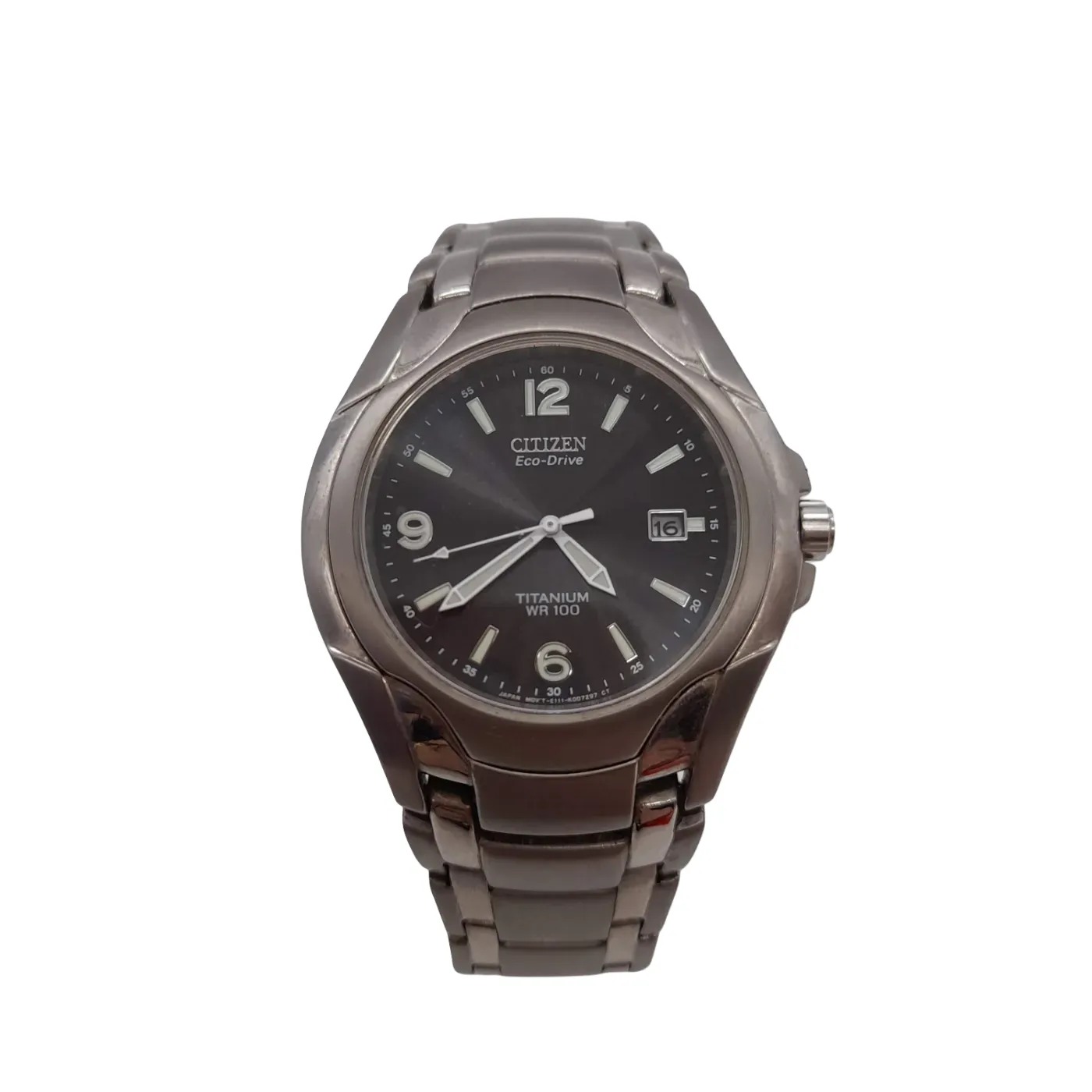 Citizen E111 Men’s Silver Stainless Steel Bracelet Watch (WL 1404704)