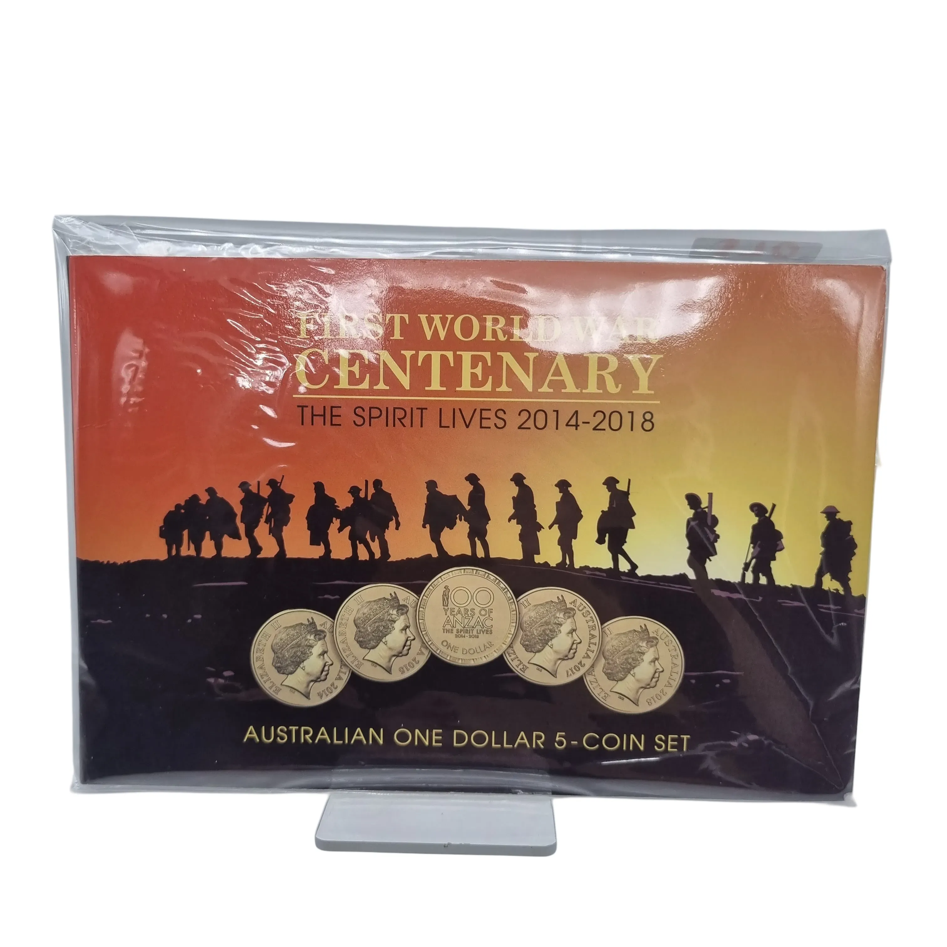 Royal Australian Mint: 2014-2018 First World War Centenary $1 5 Coin Set
