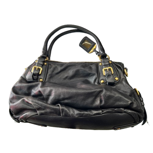 Prada Leather Handbag Large Black (MK)