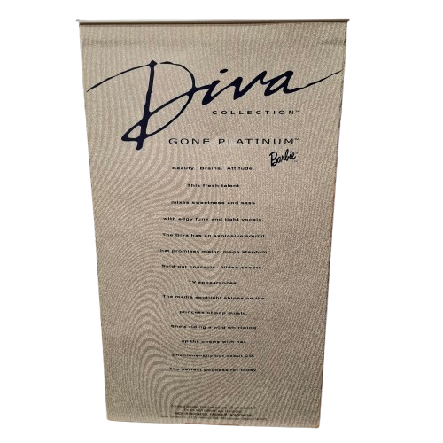 Mattel Barbie Diva Collection “Gone Platinum” – Boxed Collector Doll (JN)