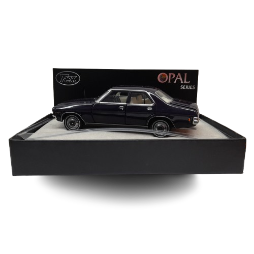 Trax Model Car TO03D Blue 1971 HQ Holden Kingswood Sedan (LN)