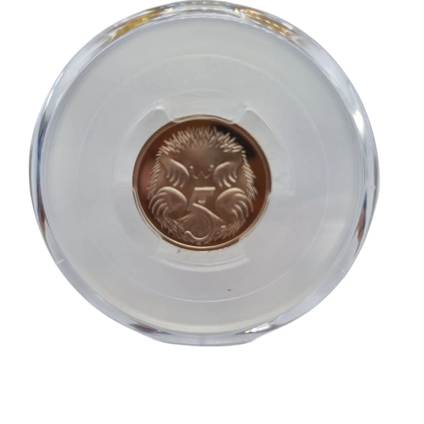 1986 Australian 5 Cent Coin Graded PCGS PR68DCAM (WR 1366587)