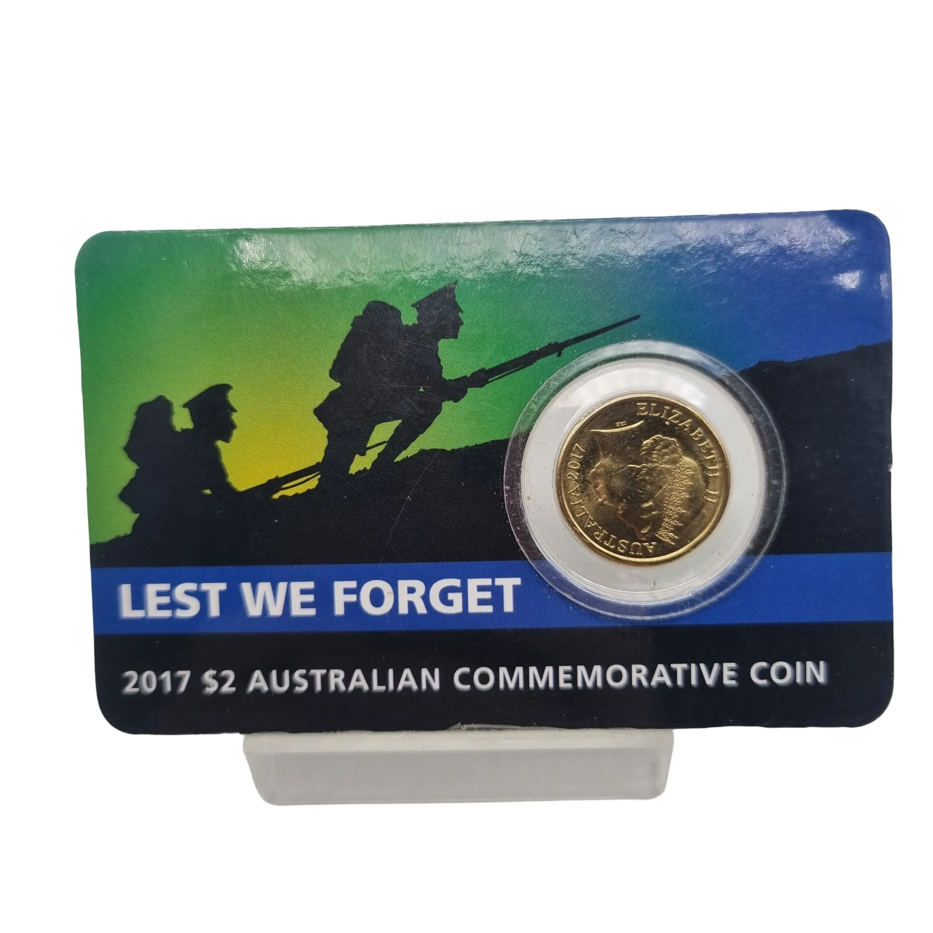 2017 Lest we Forget Two Dollar ($2) Lest We Forget Colour-printed Australian Decimal Coin