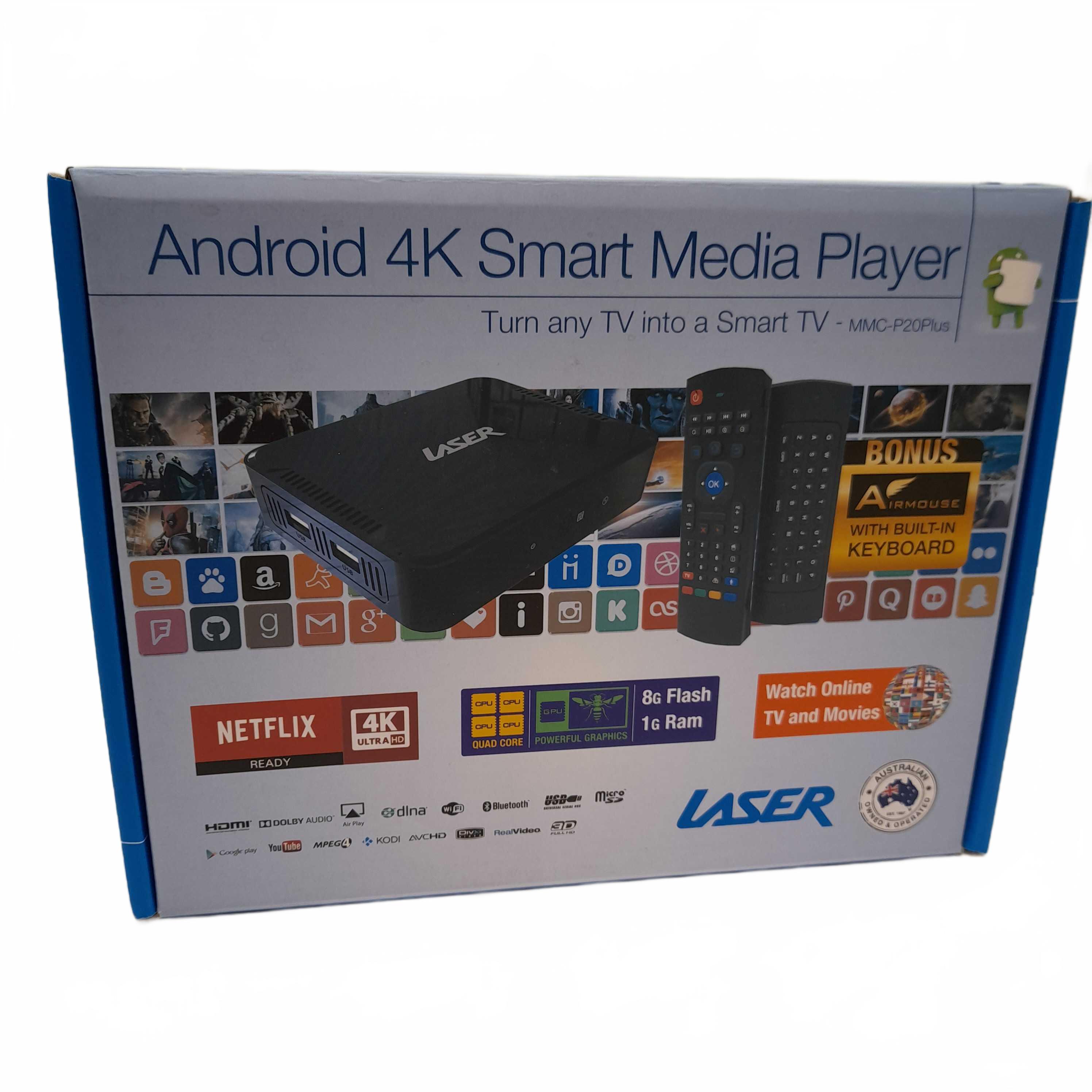 Laser Media Player MMC-P20PLUS + Box (WL 1425908)