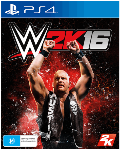 WWE 2K16 PS4 Game Good with Manual