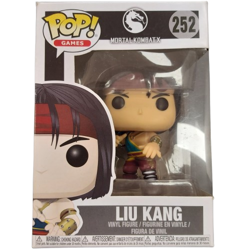 Funko POP! Vinyl Mortal Kombat X #252 Liu Kang Very Good Condition, With Box