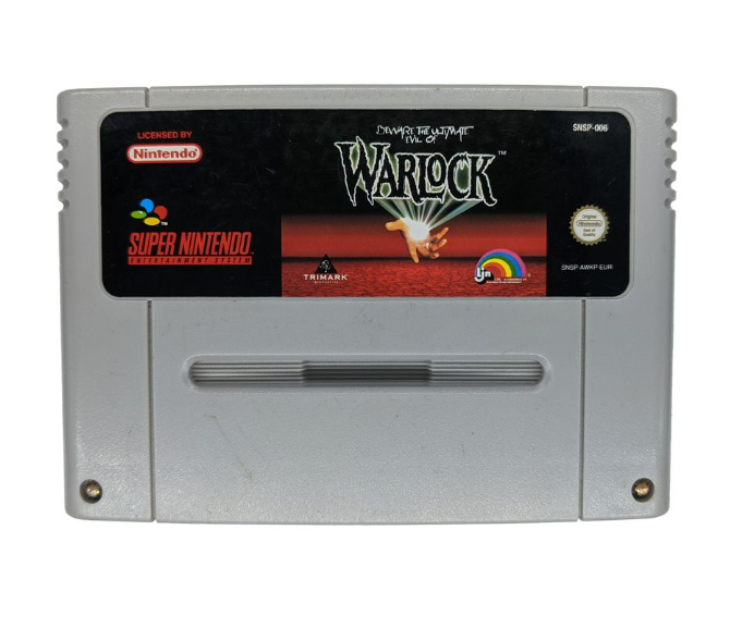 Warlock for the SNES – Game Cartridge only – Second Hand Item (CP)