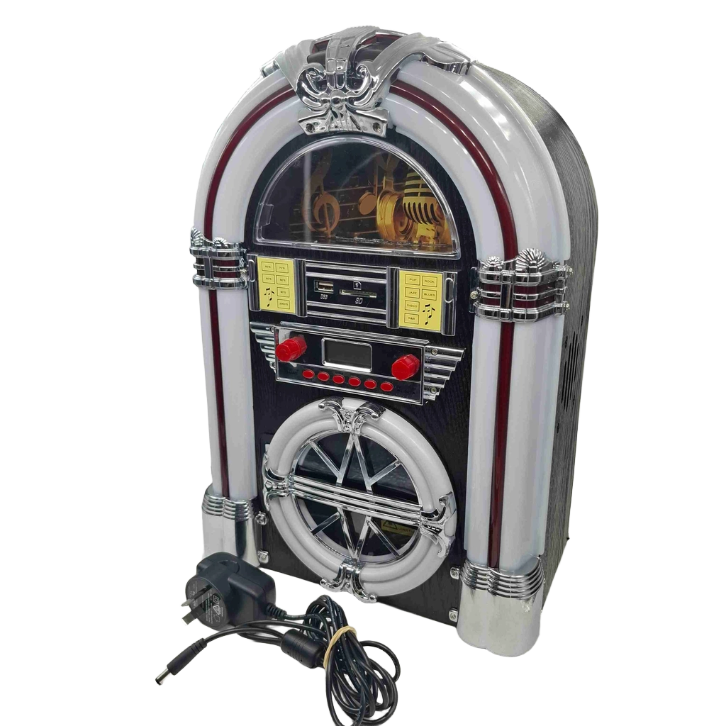 Signify Mini Retro Jukebox Bluetooth/Radio + Power Cord (WR 1430509)