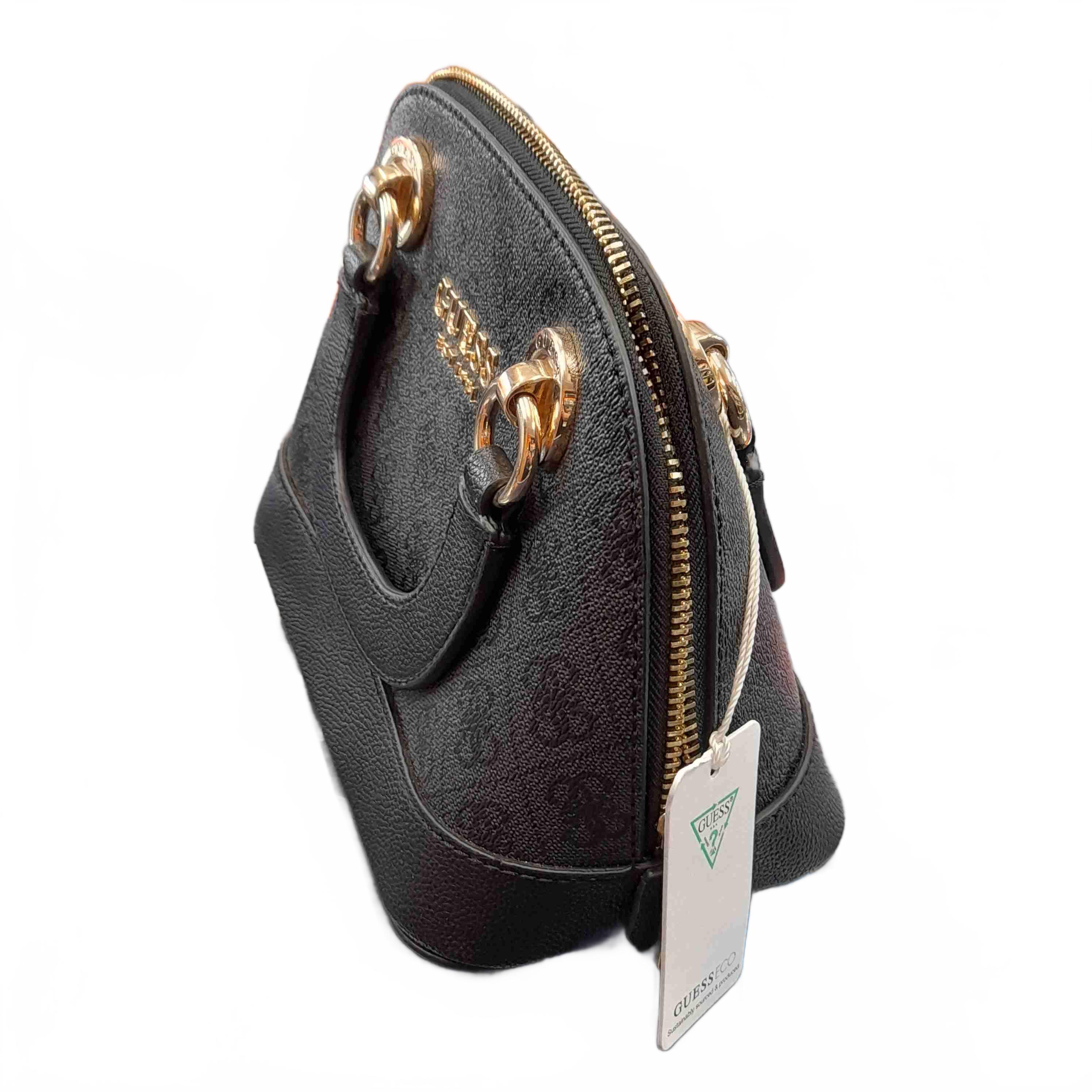 Guess Cathleen II Dome Handbag Coal (GE)