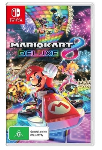 Mariokart 8 Deluxe Nintendo Switch Game In Case No Manual (CP)