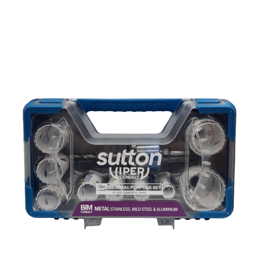 Suttons Viper Cobalt 12 Piece Holesaw Set H130 (LN)