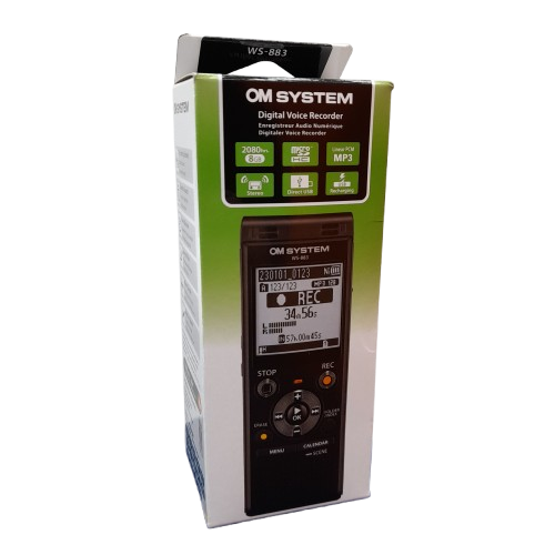 Om System Voice Recorder WS-883 Black In Box (MR)