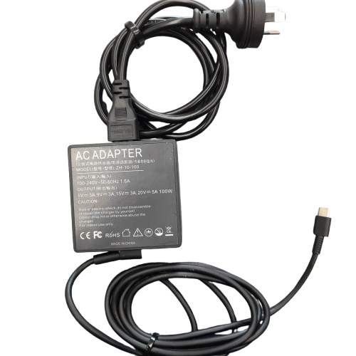 Unbranded Laptop Charger ZH-10-100 Black (LN)