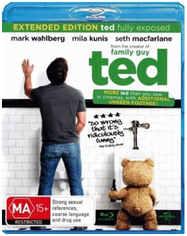 Ted Blu Ray Extended Version Blu Ray Good Condition