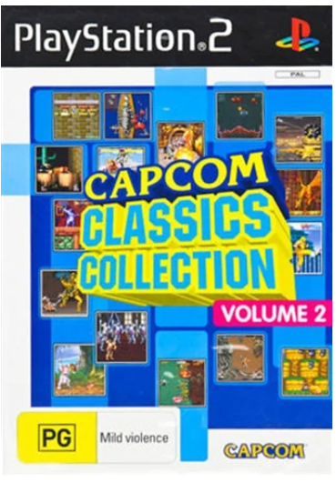 Capcom Classics Collection Volume 2, Playstation 2, Very Good Condition With Manual