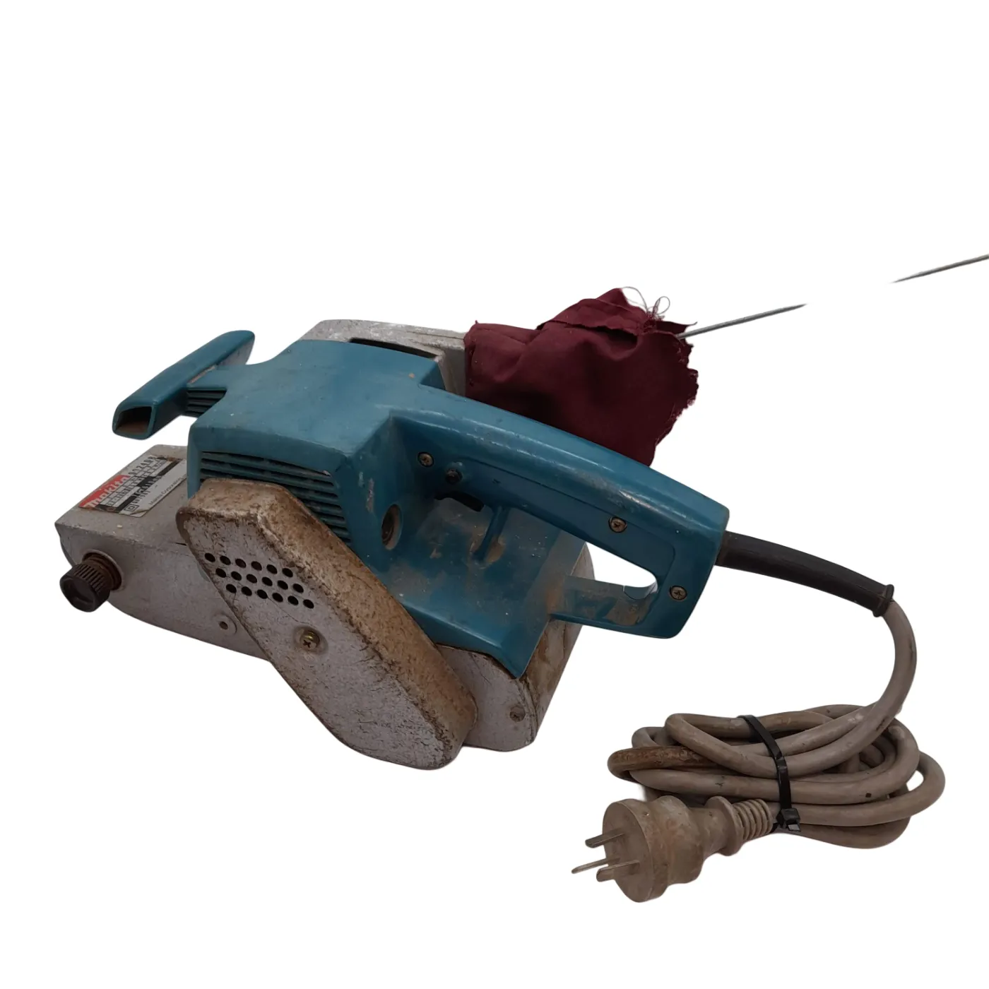Makita Belt Sander 9924DB Blue/Silver *Dust Bag Ripped* (WR 1384111)