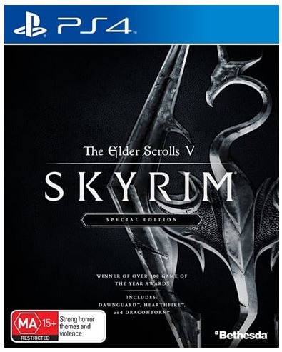 Sony Playstation 4 The Elder Scrolls V: Skyrim Special Edition, Good Condition, With Case No Manual (LE 1262997)