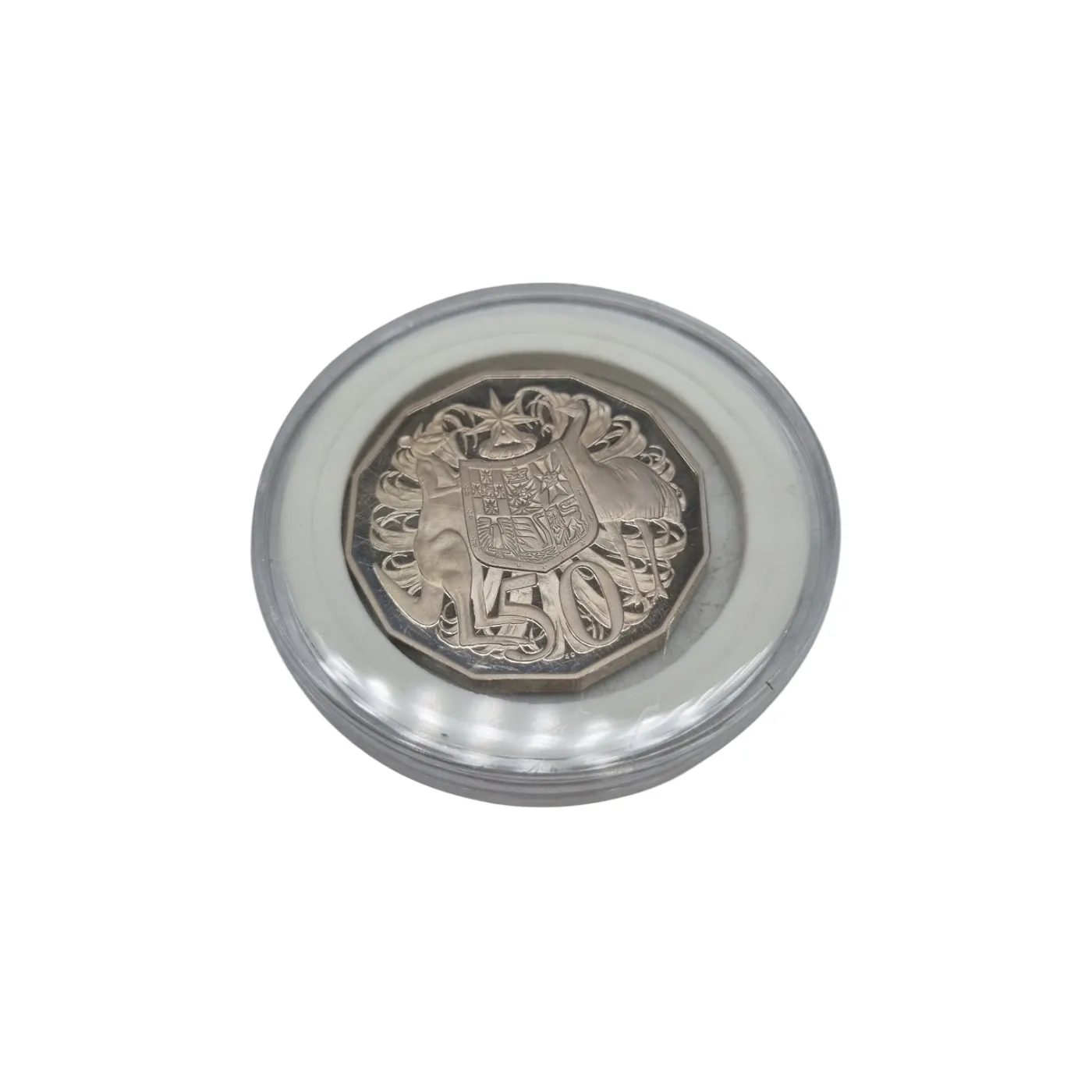 1985 50 Cent Coin In Case (WR 1369139)