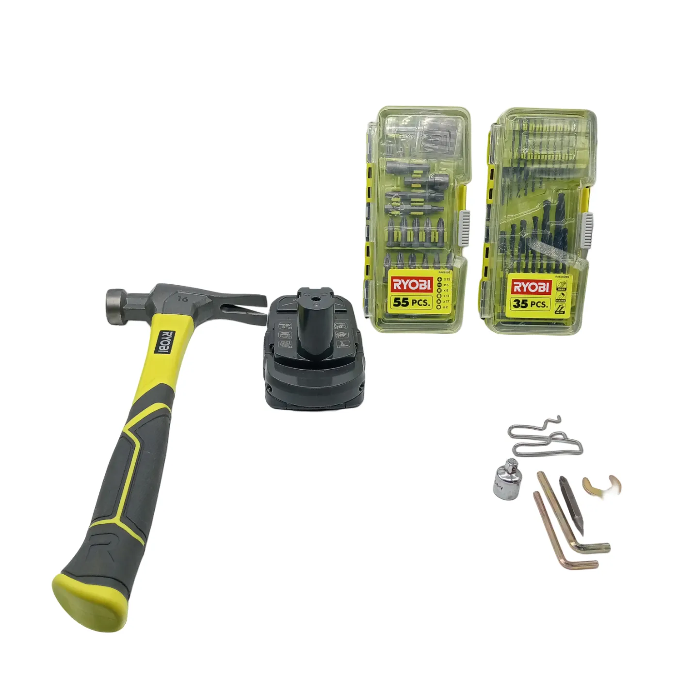 Ryobi Drill Kit R18DD4 with Carry Bag, Battery, Charger, Hammer & Drill Bits (WR 1361291)