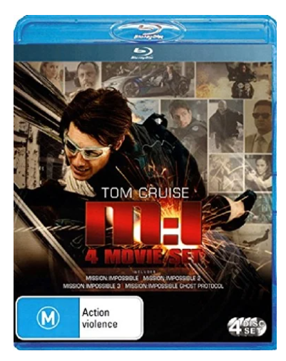 Mission Impossible 4 Movie Set Blu Ray Good Condition