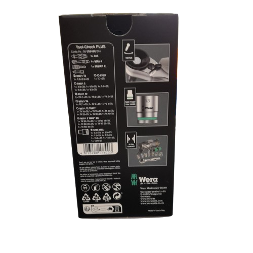 Wera Tool-Check PLUS 39Pce Screwdriver and Bit Set (LN)